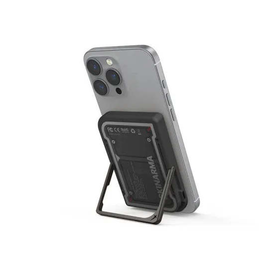Skinarma Nexus 5000Mah Pd20W Magnetic Power Bank With Smart Kick-Stand - Black